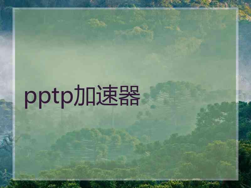 pptp加速器