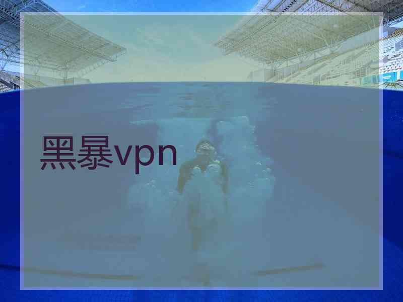 黑暴vpn