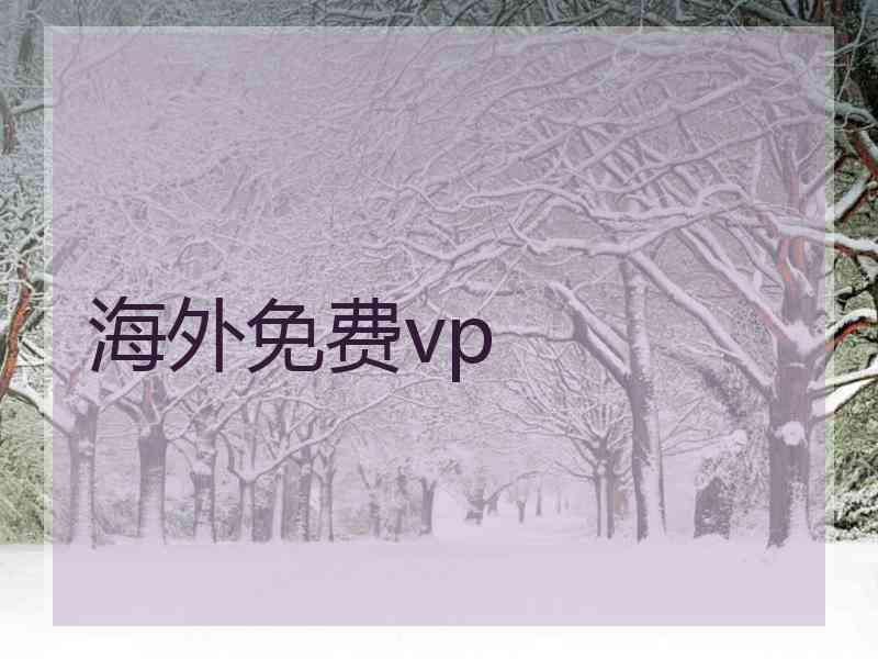 海外免费vp