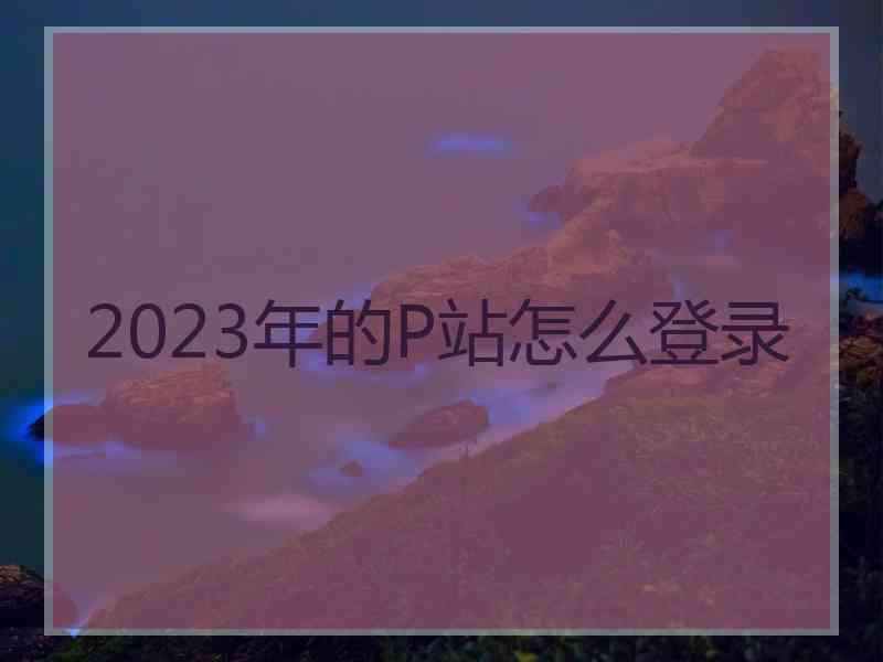 2023年的P站怎么登录