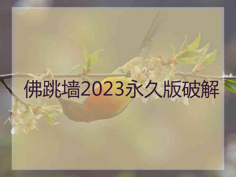 佛跳墙2023永久版破解