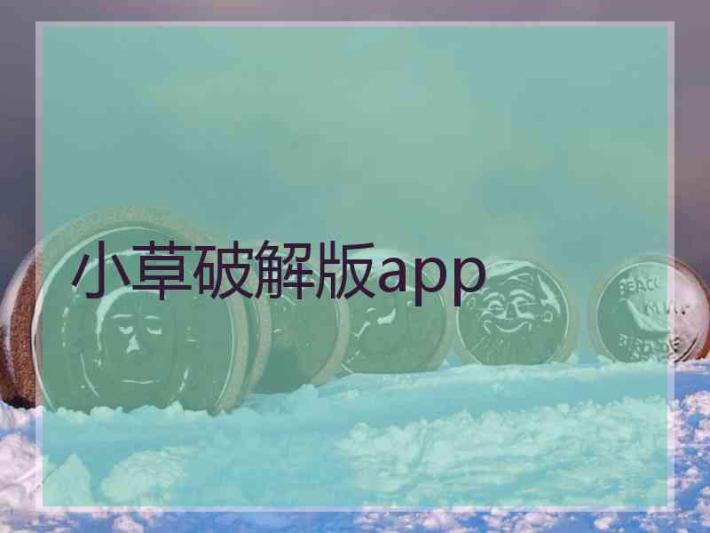 小草破解版app