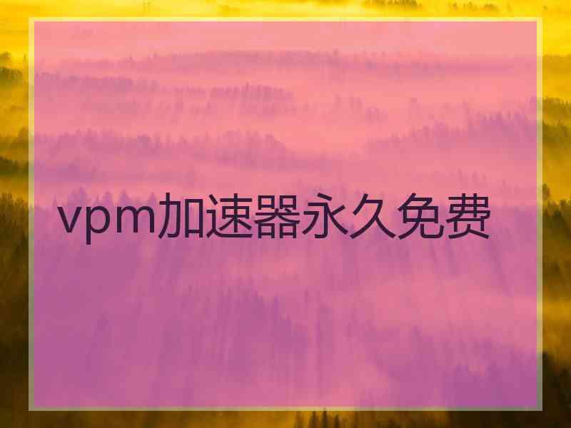 vpm加速器永久免费