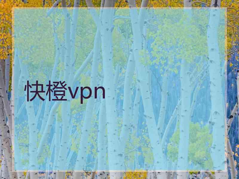 快橙vpn