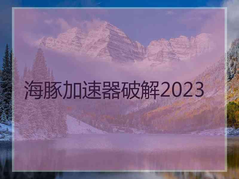 海豚加速器破解2023