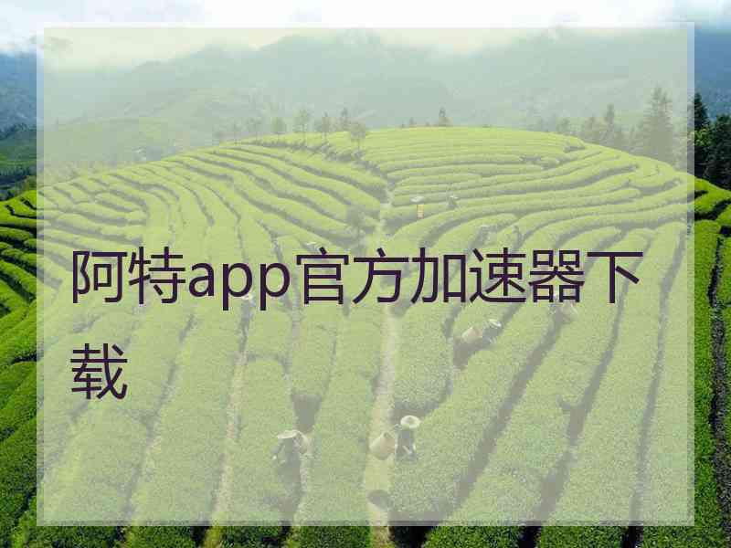 阿特app官方加速器下载