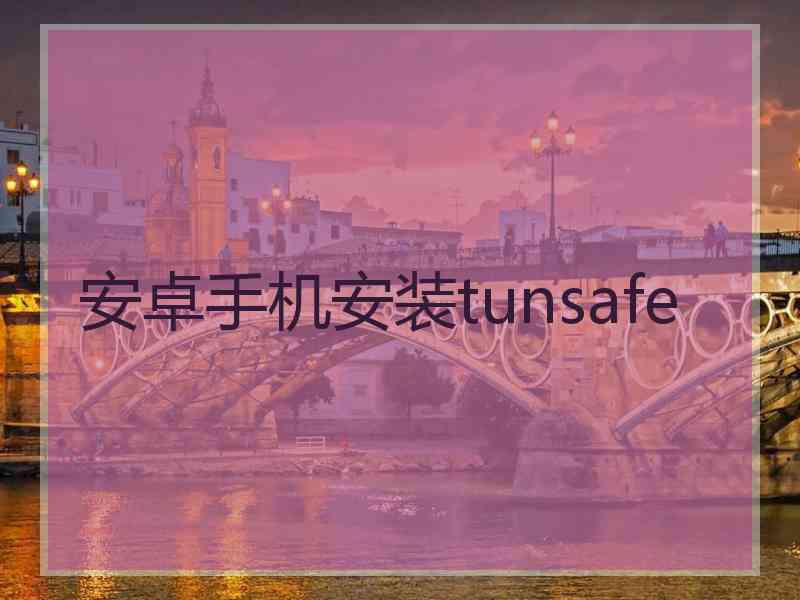 安卓手机安装tunsafe