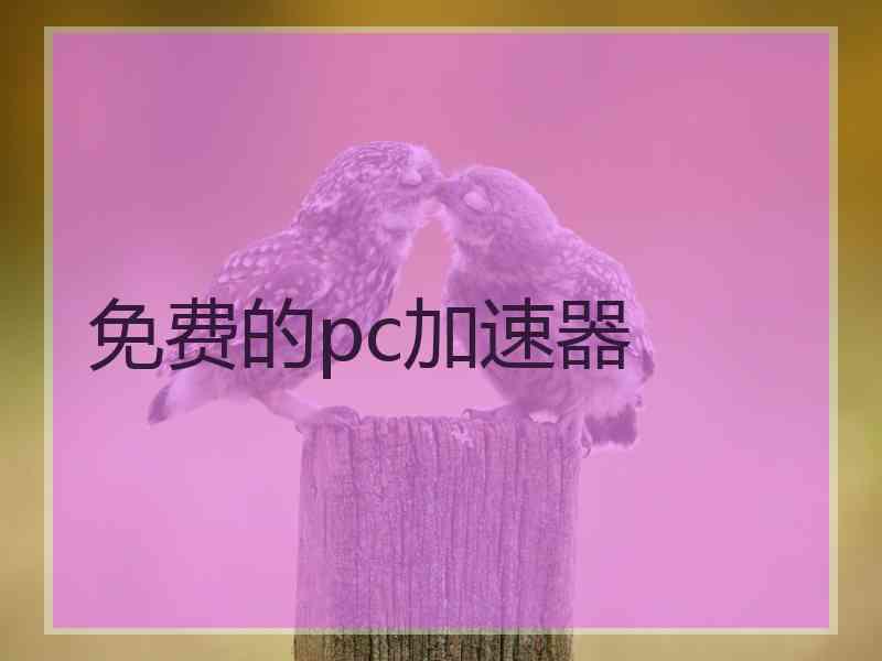 免费的pc加速器