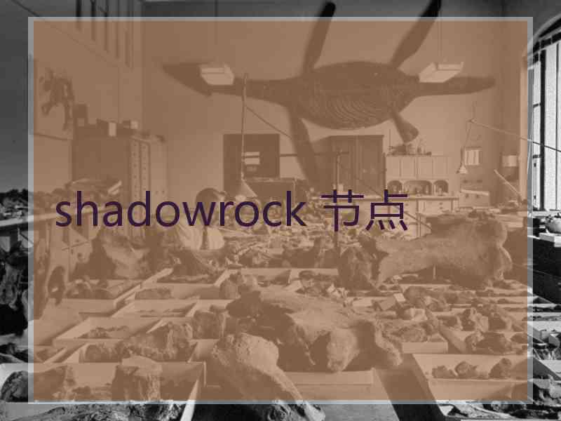 shadowrock 节点