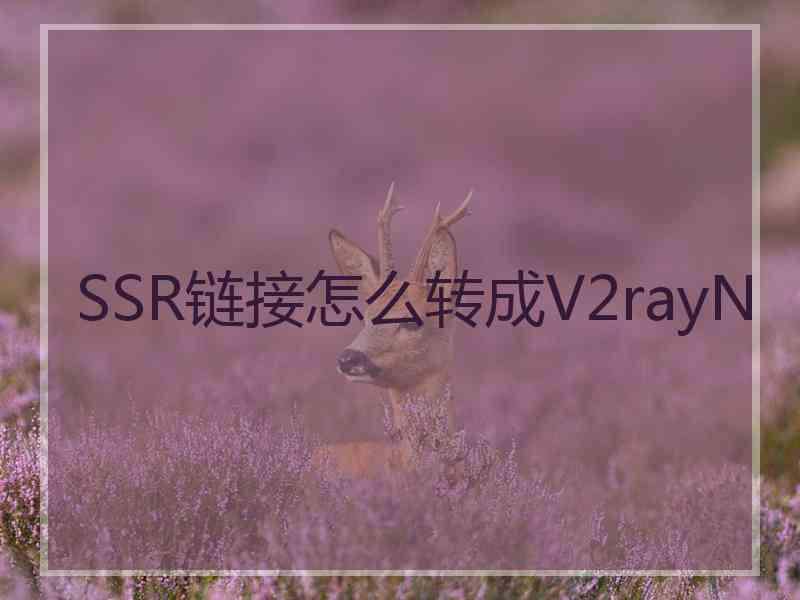 SSR链接怎么转成V2rayN