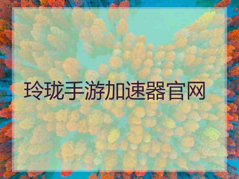 玲珑手游加速器官网