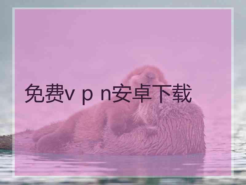 免费v p n安卓下载