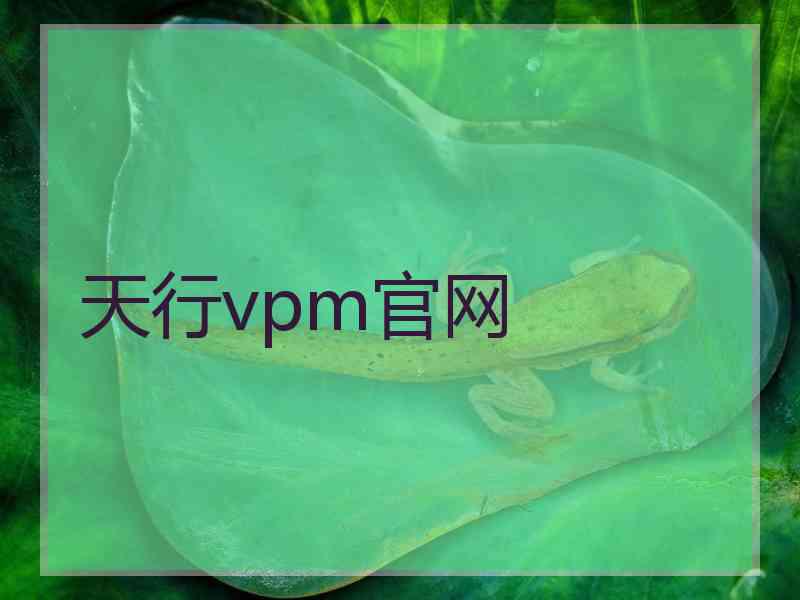 天行vpm官网