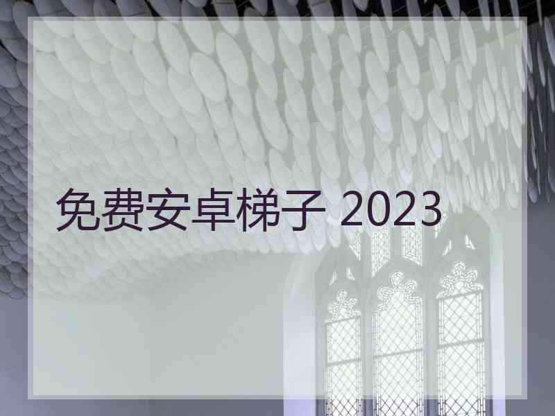 免费安卓梯子 2023