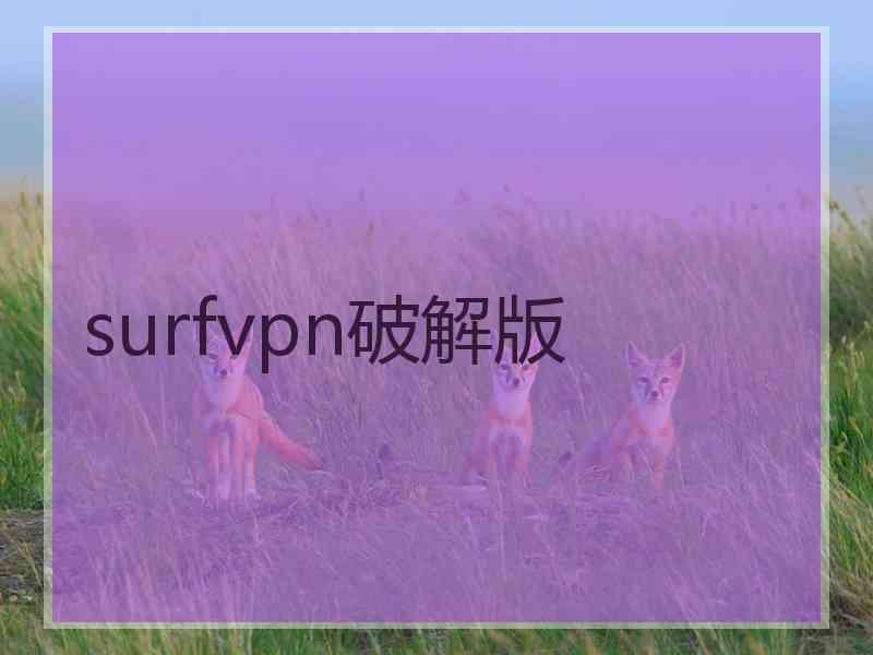 surfvpn破解版