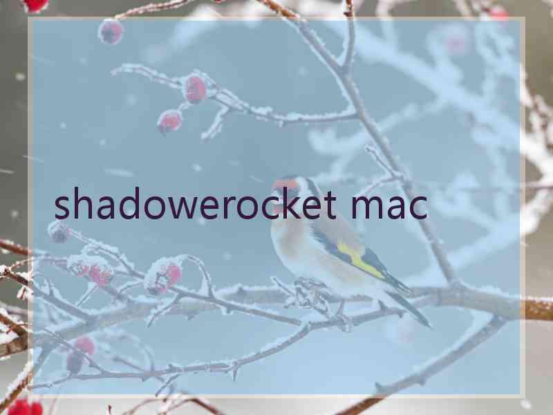 shadowerocket mac