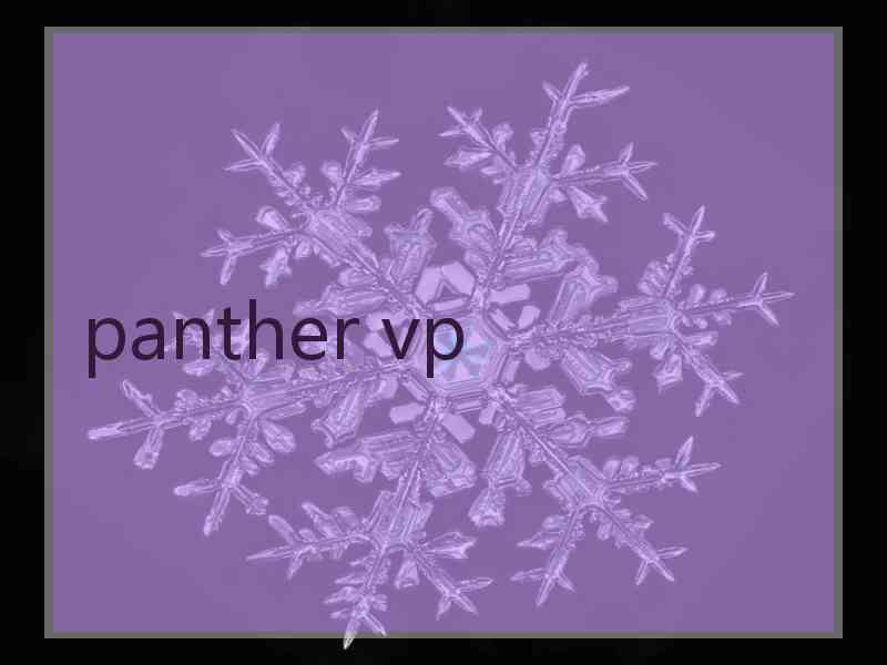 panther vp