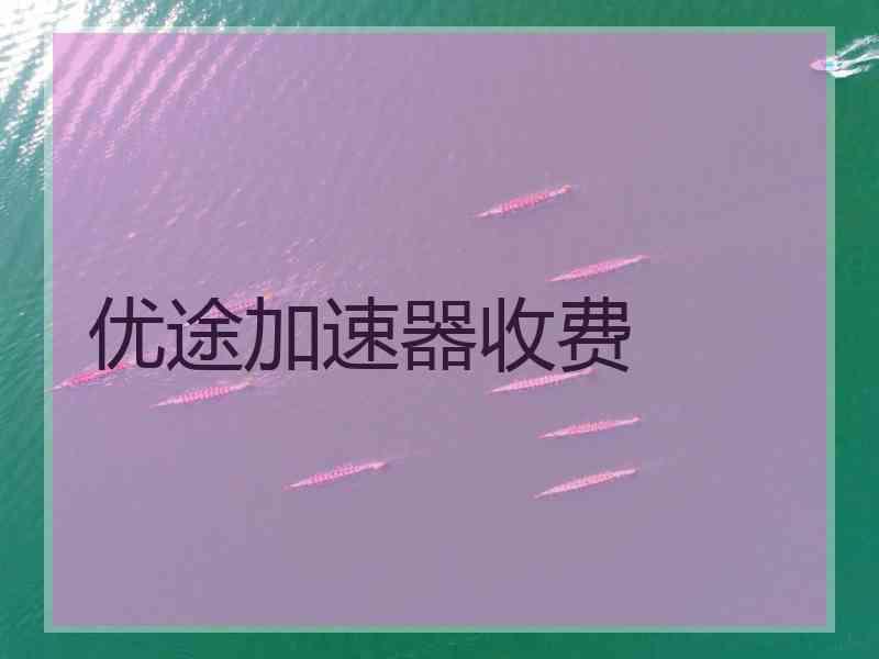 优途加速器收费