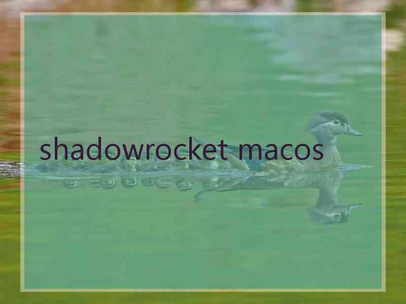 shadowrocket macos