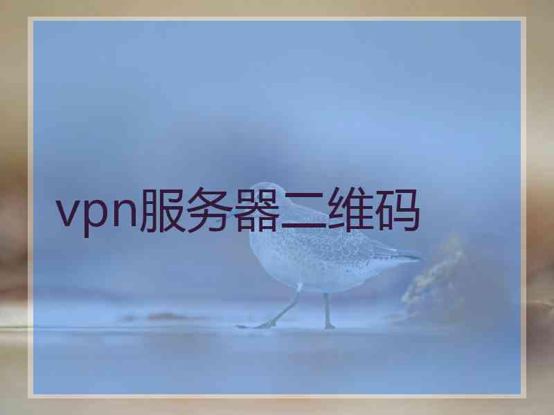 vpn服务器二维码