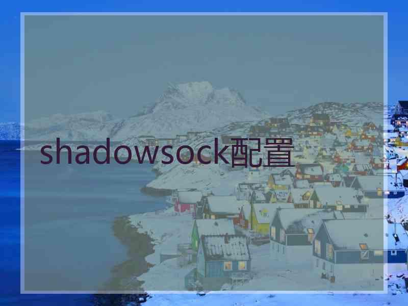 shadowsock配置