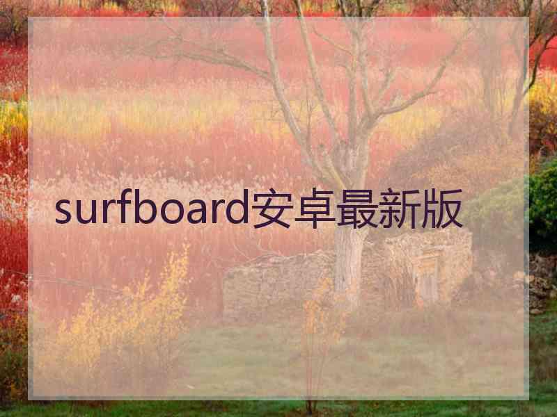 surfboard安卓最新版