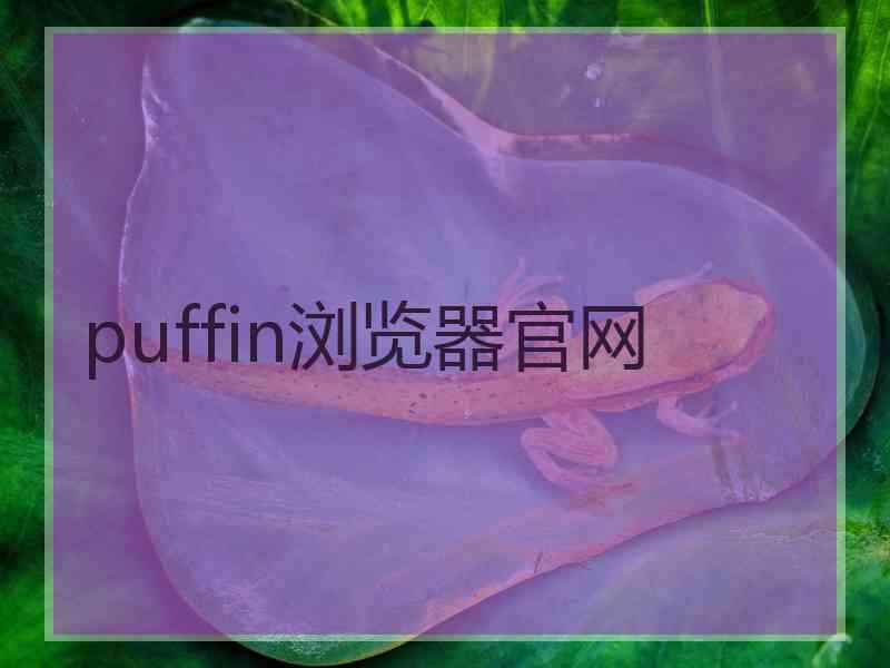 puffin浏览器官网