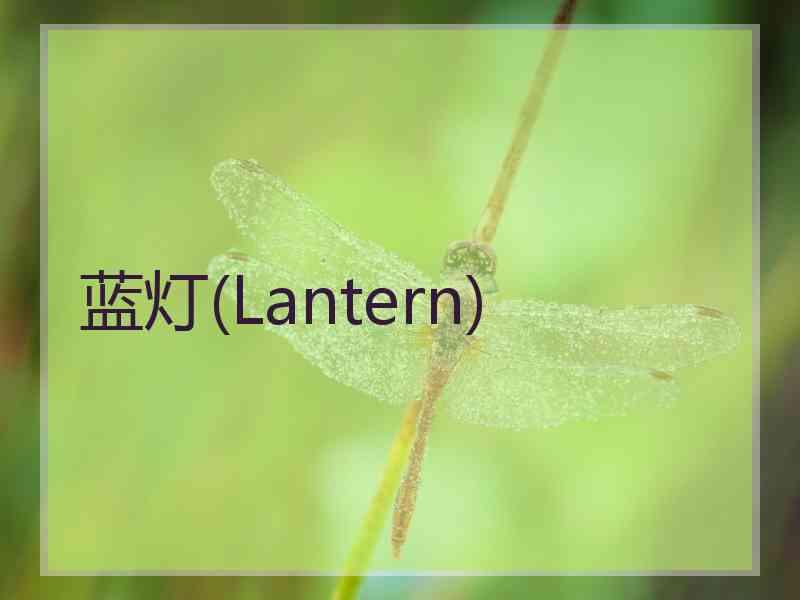 蓝灯(Lantern)