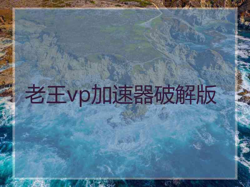 老王vp加速器破解版